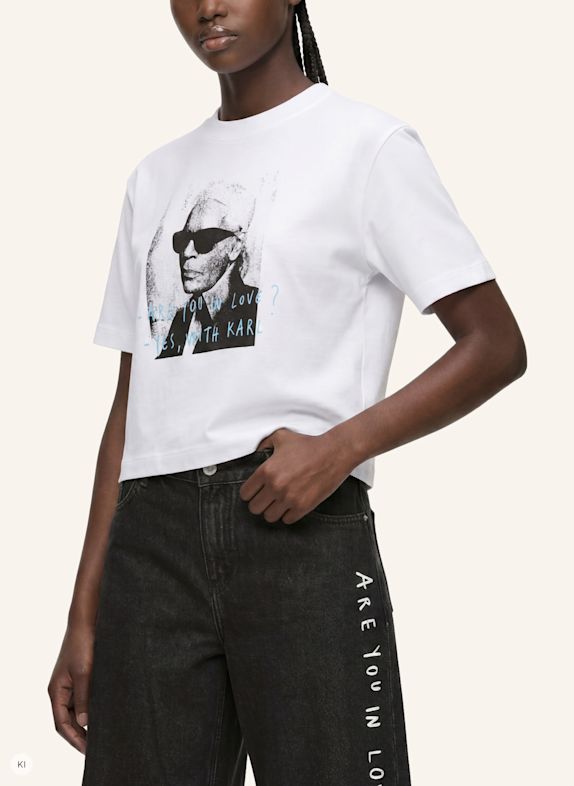 KARL LAGERFELD JEANS T-shirt WEISS