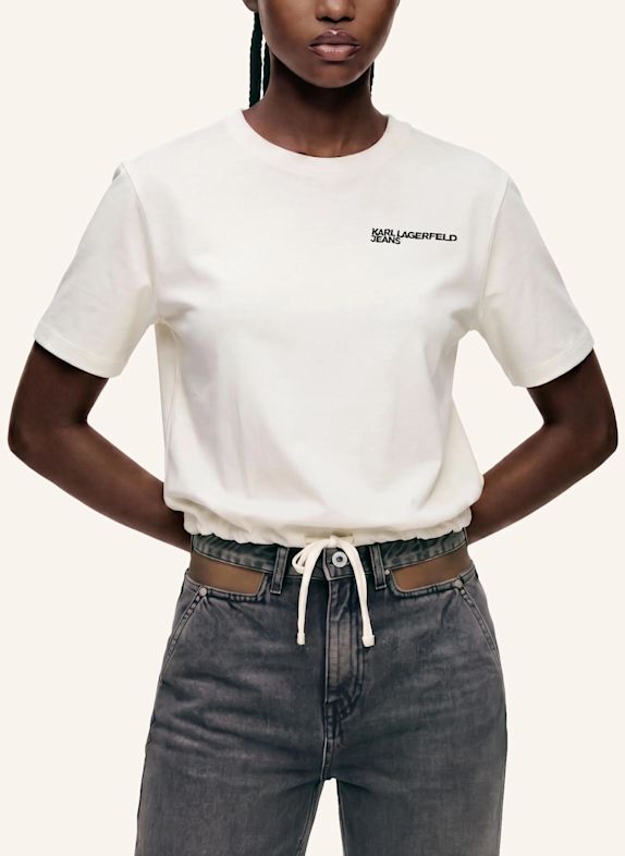 KARL LAGERFELD JEANS T-shirt BEIGE