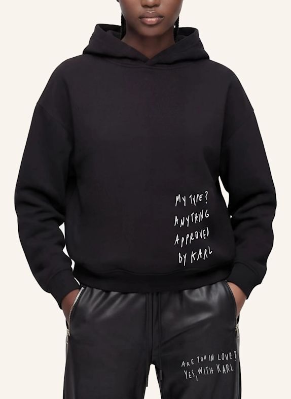 KARL LAGERFELD JEANS Hoodie SCHWARZ