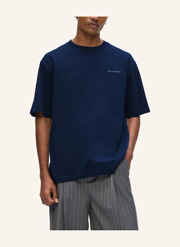 KARL LAGERFELD T-shirt DUNKELBLAU