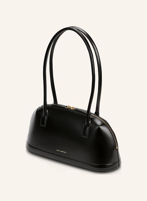 KARL LAGERFELD Bowlingtasche SCHWARZ / GOLD
