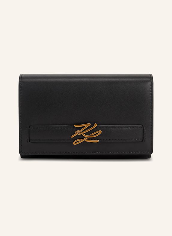 KARL LAGERFELD Geldbörse SCHWARZ / GOLD