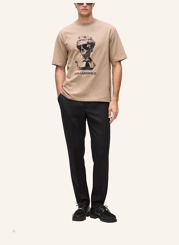 KARL LAGERFELD Hose SCHWARZ