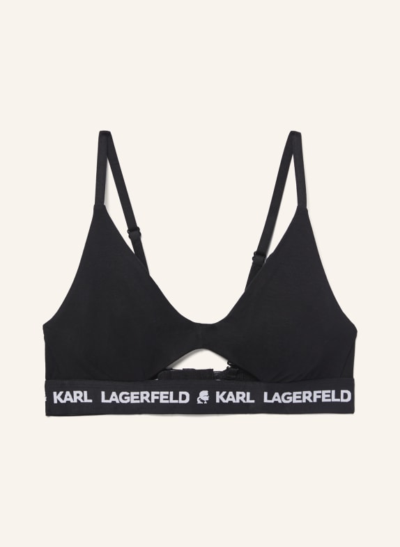 KARL LAGERFELD Top SCHWARZ