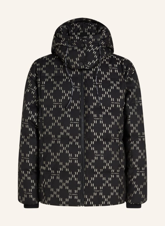 KARL LAGERFELD Daunenjacke SCHWARZ