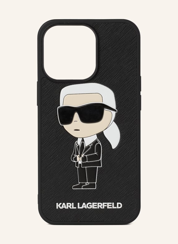 KARL LAGERFELD Smartphone-Hülle SCHWARZ