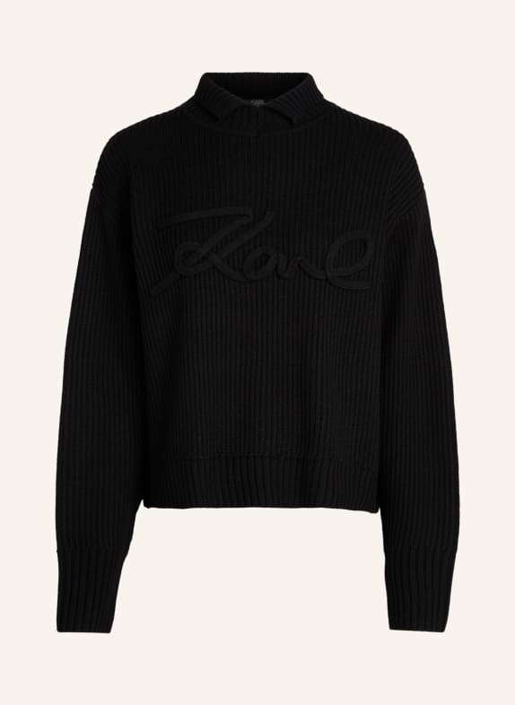 KARL LAGERFELD Sweatshirt SCHWARZ