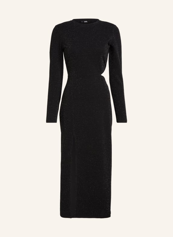 KARL LAGERFELD Kleid SCHWARZ