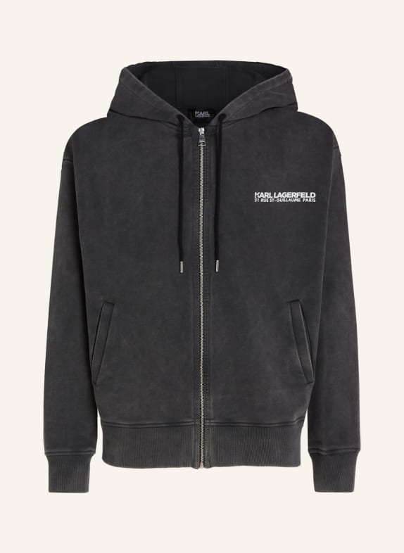 KARL LAGERFELD Sweatjacke SCHWARZ