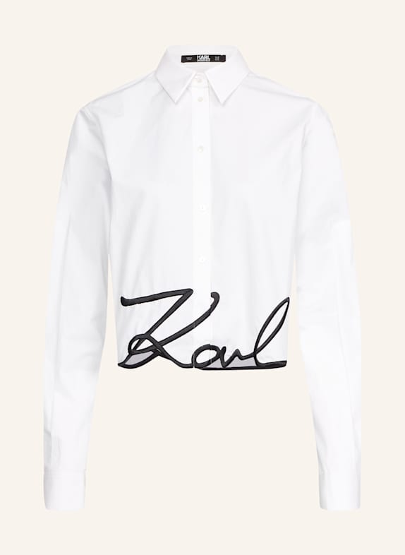 KARL LAGERFELD Bluse WEISS