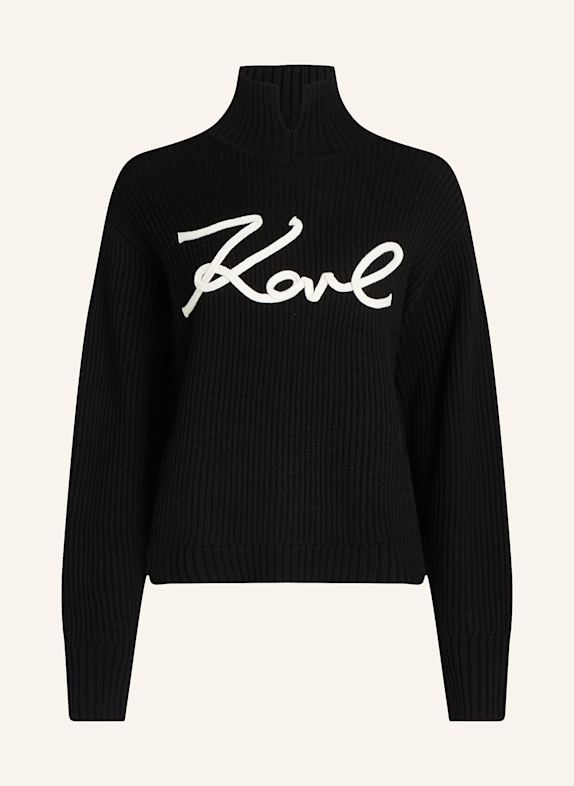 KARL LAGERFELD Sweatshirt SCHWARZ