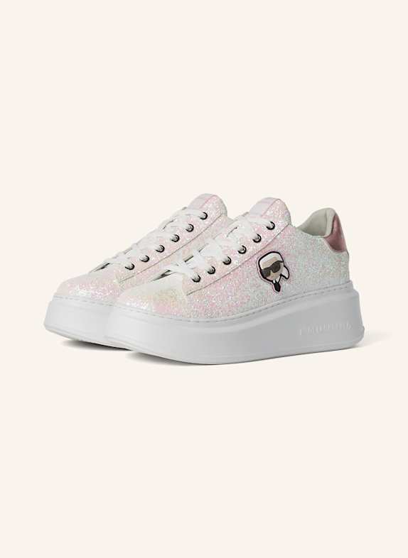 KARL LAGERFELD Sneaker WEISS/ PINK