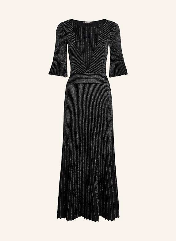 KARL LAGERFELD Kleid SCHWARZ/ SILBER