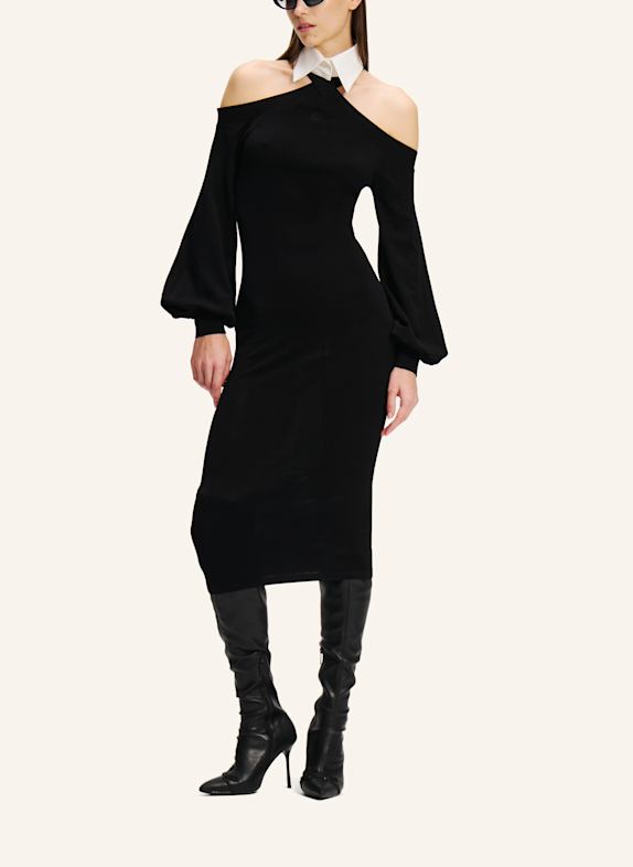 KARL LAGERFELD Kleid SCHWARZ