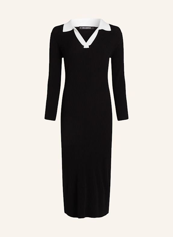 KARL LAGERFELD Kleid SCHWARZ