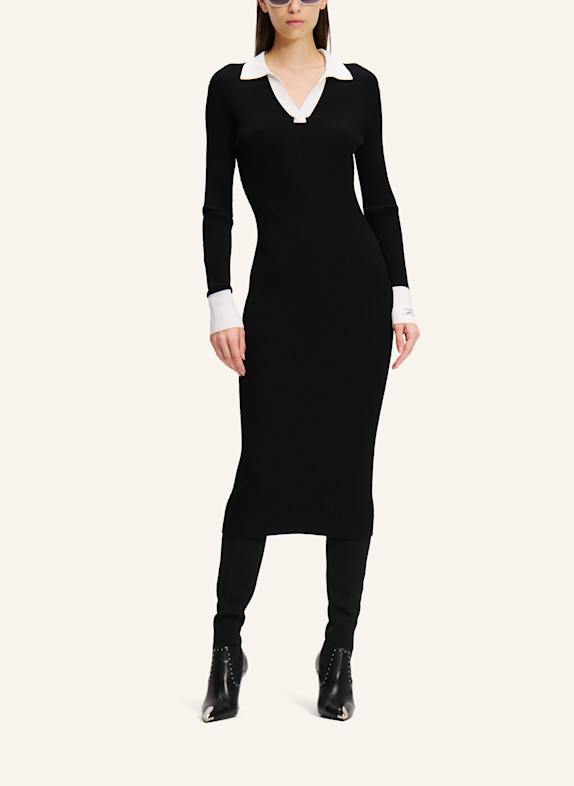 KARL LAGERFELD Kleid SCHWARZ