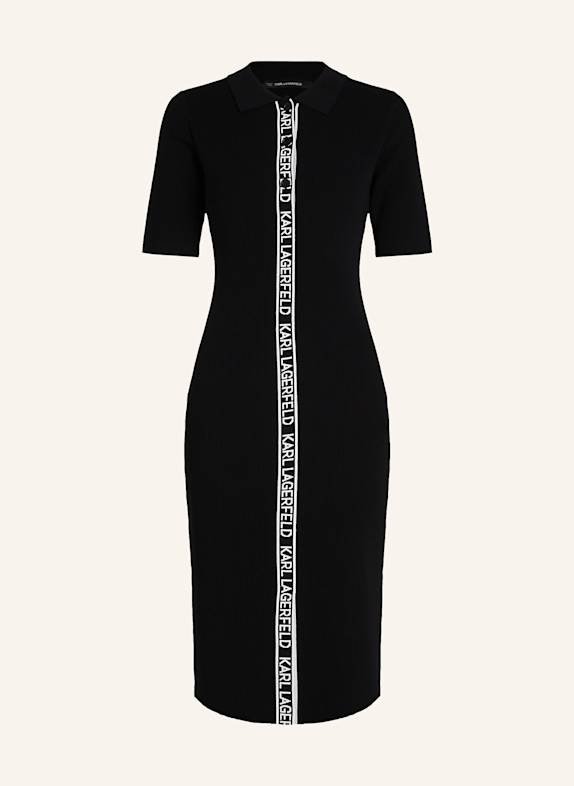 KARL LAGERFELD Kleid SCHWARZ