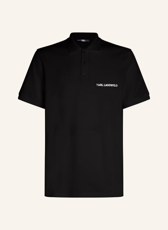 KARL LAGERFELD Poloshirt SCHWARZ