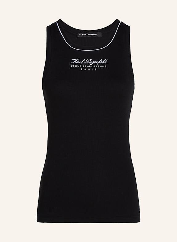 KARL LAGERFELD Top SCHWARZ