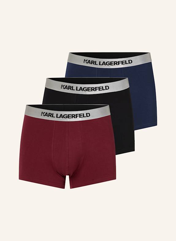 KARL LAGERFELD 3er Pack Boxershorts DUNKELBLAU/ SCHWARZ/ WEISS