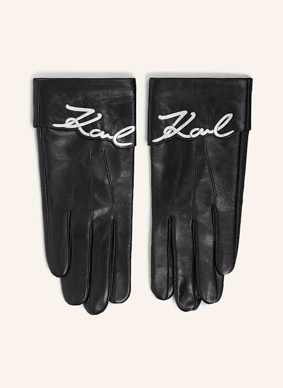 KARL LAGERFELD Handschuhe SCHWARZ