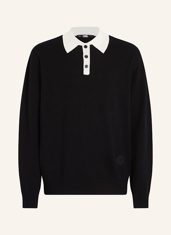 KARL LAGERFELD Poloshirt SCHWARZ