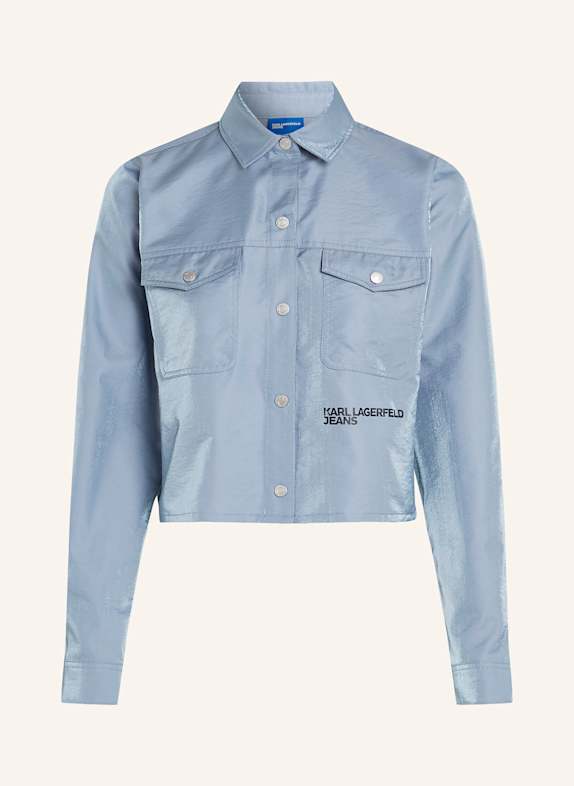 KARL LAGERFELD JEANS Bluse HELLBLAU