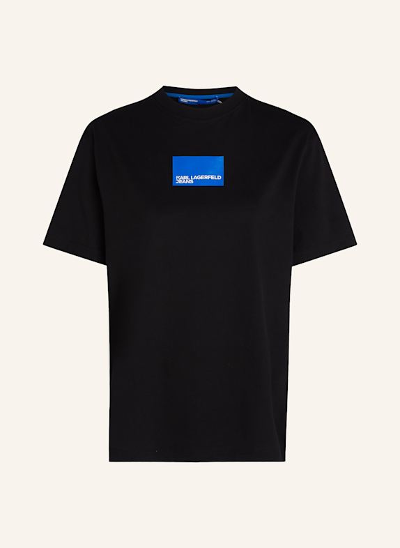 KARL LAGERFELD JEANS KLJ KURZÄRMLIGES T-SHIRT SCHWARZ