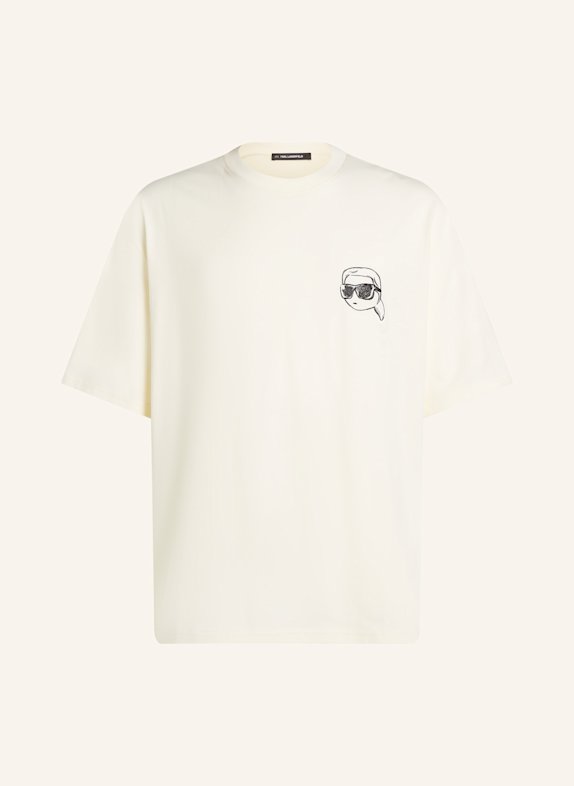 KARL LAGERFELD IKON T-SHIRT BEIGE