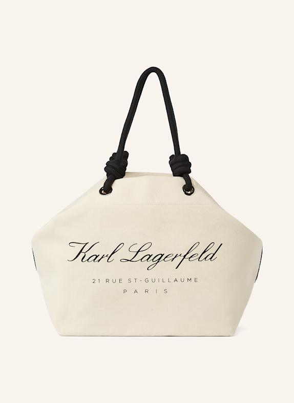 KARL LAGERFELD HOTEL KARL STRAND-TOTE-BAG BEIGE