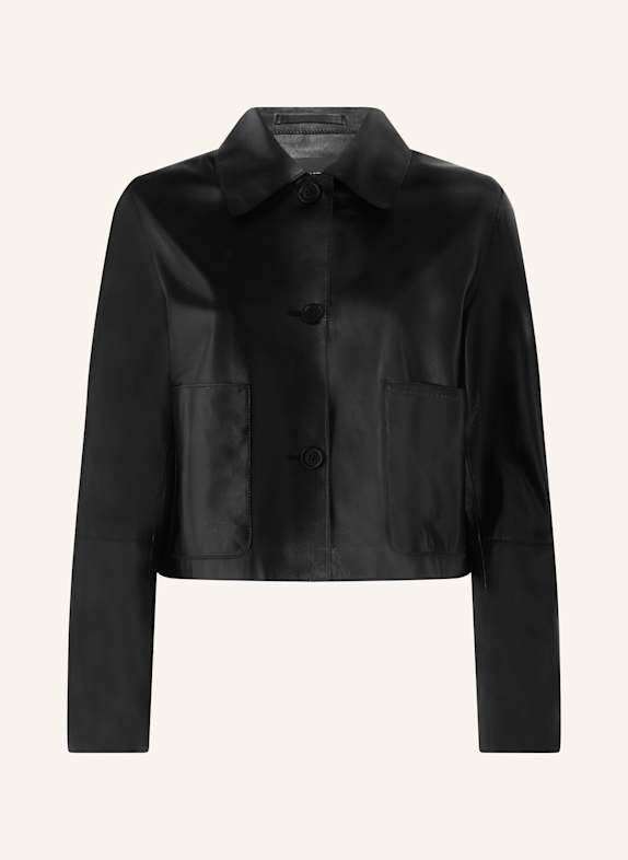 KARL LAGERFELD LEDERJACKE SCHWARZ