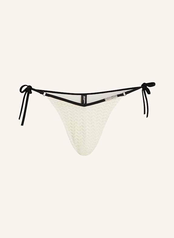 KARL LAGERFELD HOTEL KARL CROCHET BIKINI BOTTOMS BEIGE