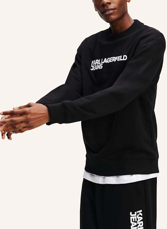 KARL LAGERFELD JEANS Sweatshirt SCHWARZ