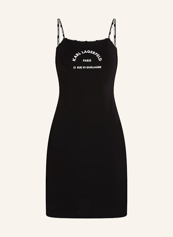 KARL LAGERFELD Strandkleid SCHWARZ