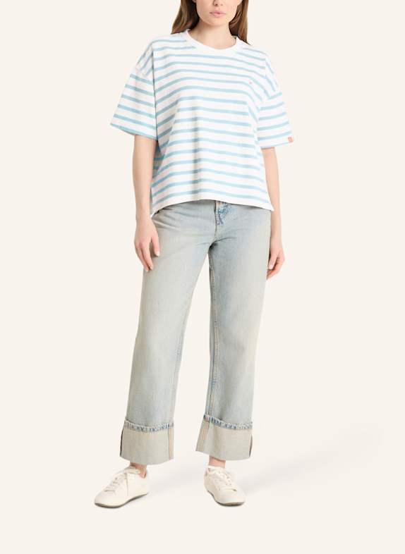 FRIEDA & FREDDIES Sweat-Shirt ROSÉ / HELLBLAU