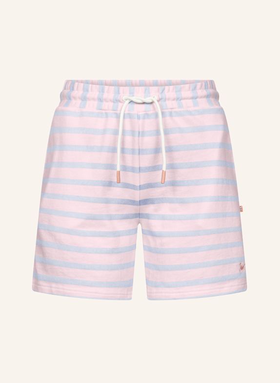 FRIEDA & FREDDIES Sweat-Shorts ROSÉ/ HELLBLAU