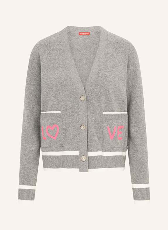 FRIEDA & FREDDIES Strickjacke GRAU