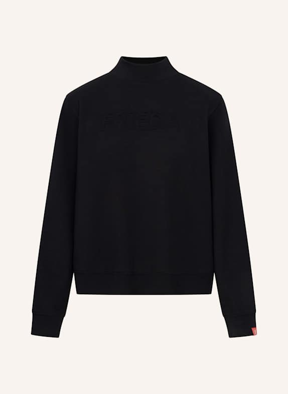 FRIEDA & FREDDIES Sweatshirt mit Stehkragen SCHWARZ