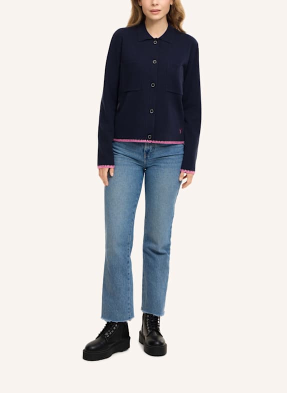 FRIEDA & FREDDIES Strickjacke DUNKELBLAU