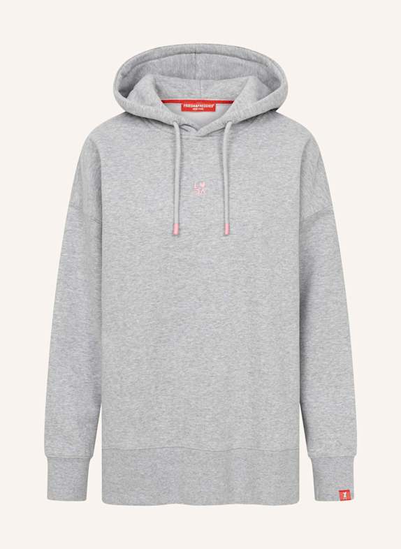 FRIEDA & FREDDIES Oversized-Hoodie GRAU