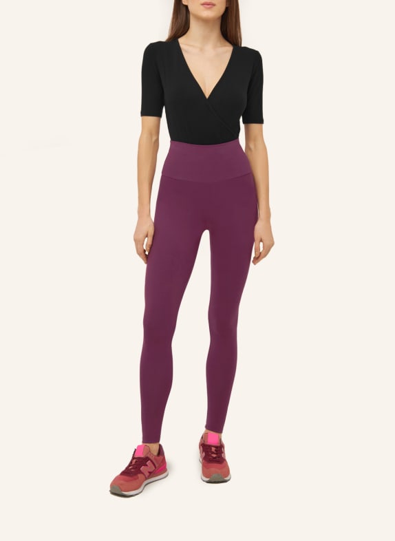 Les Lunes Leggings LUNA DUNKELROT