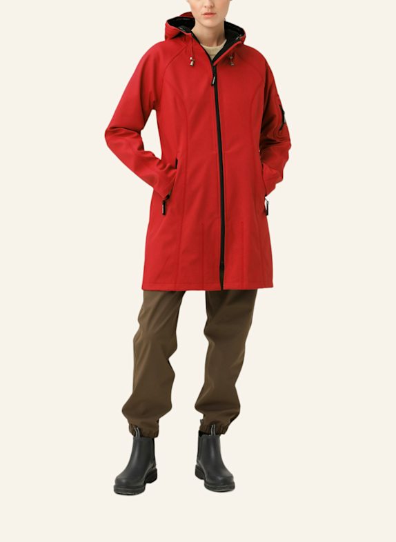 ILSE JACOBSEN Regenjacke RAIN37 ROT