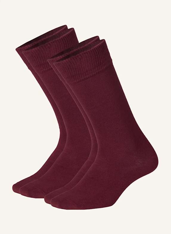 DillySocks Socken D-COMPOSE 2ER SET DUNKELROT