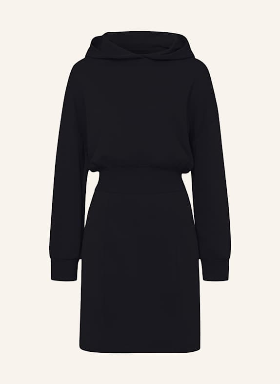 Les Lunes Hoodie-Kleid CHARLIE SCHWARZ