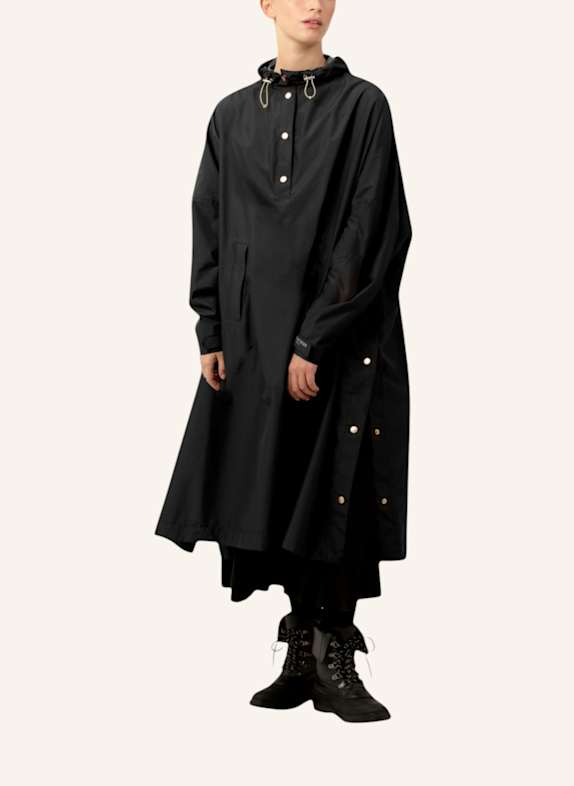 ILSE JACOBSEN Regenponcho RAIN221SP SCHWARZ