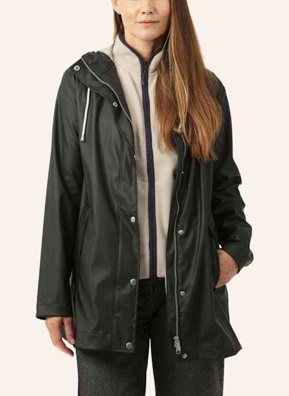 ILSE JACOBSEN Regenjacke SCHWARZ
