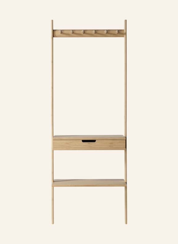 cinas Garderobe mit Schublade NOBLE BRAUN