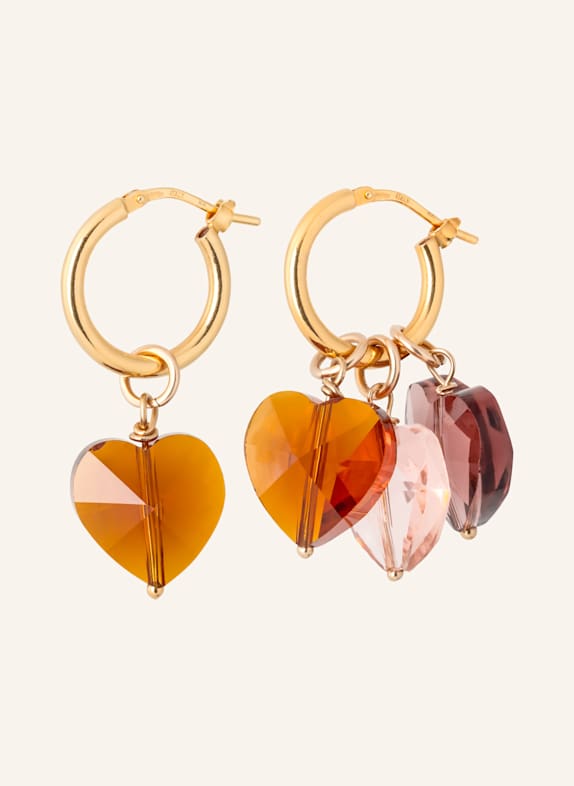 Romantico Romantico Creolen MORE AMORE TERRACOTTA GRANDE GOLD