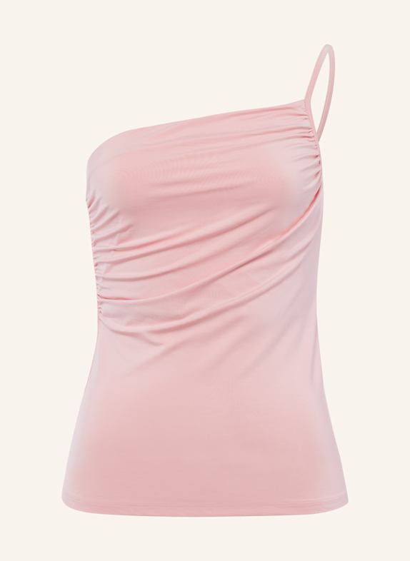 Les Lunes Spaghettiträger-Top NOVAA TOP ONE SHOULDER JERSEY ROSA