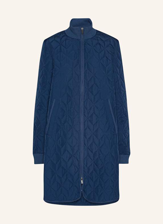 ILSE JACOBSEN Steppmantel DUNKELBLAU